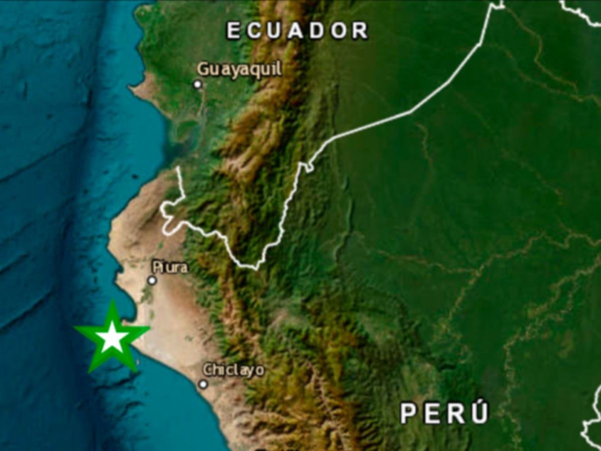 Tres sismos sacuden Piura, en el norte de Perú