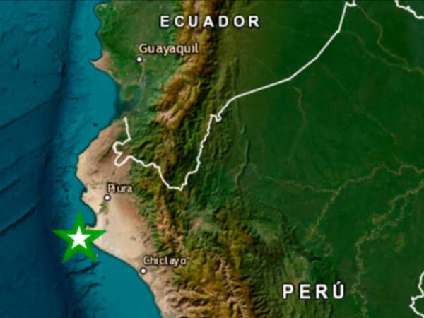 Tres sismos sacuden Piura, en el norte de Perú