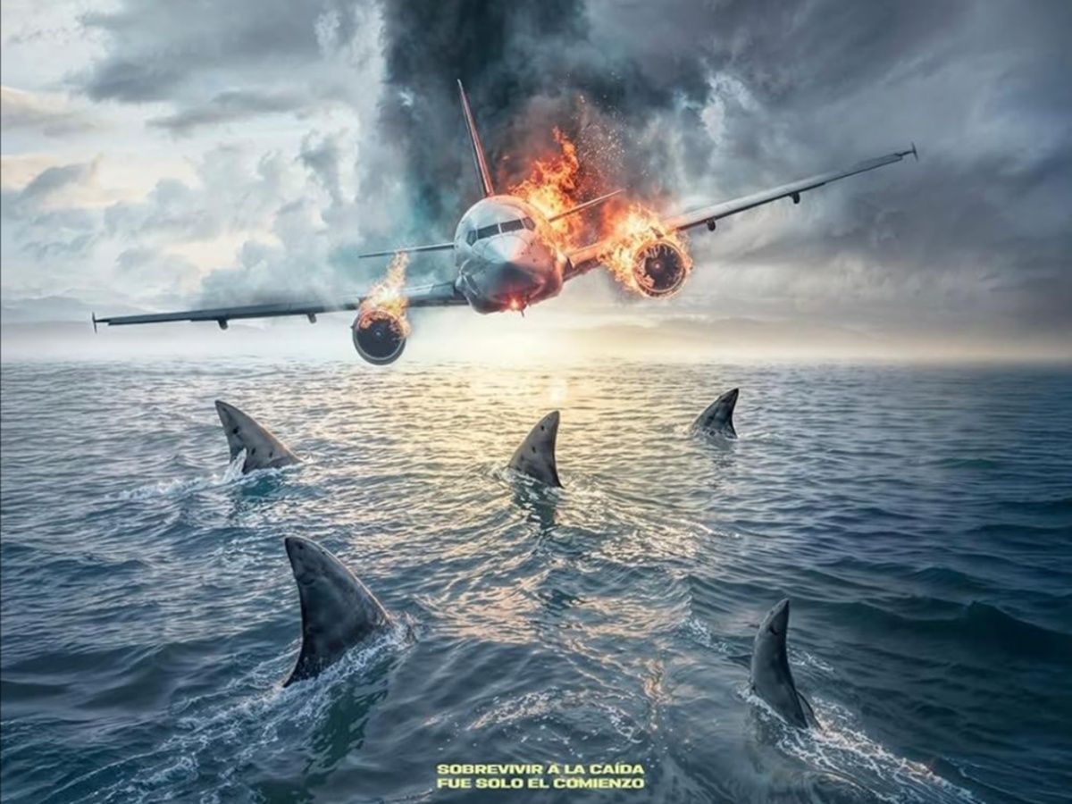 Impacto Mortal: tensión aérea y tiburones en un thriller predecible
