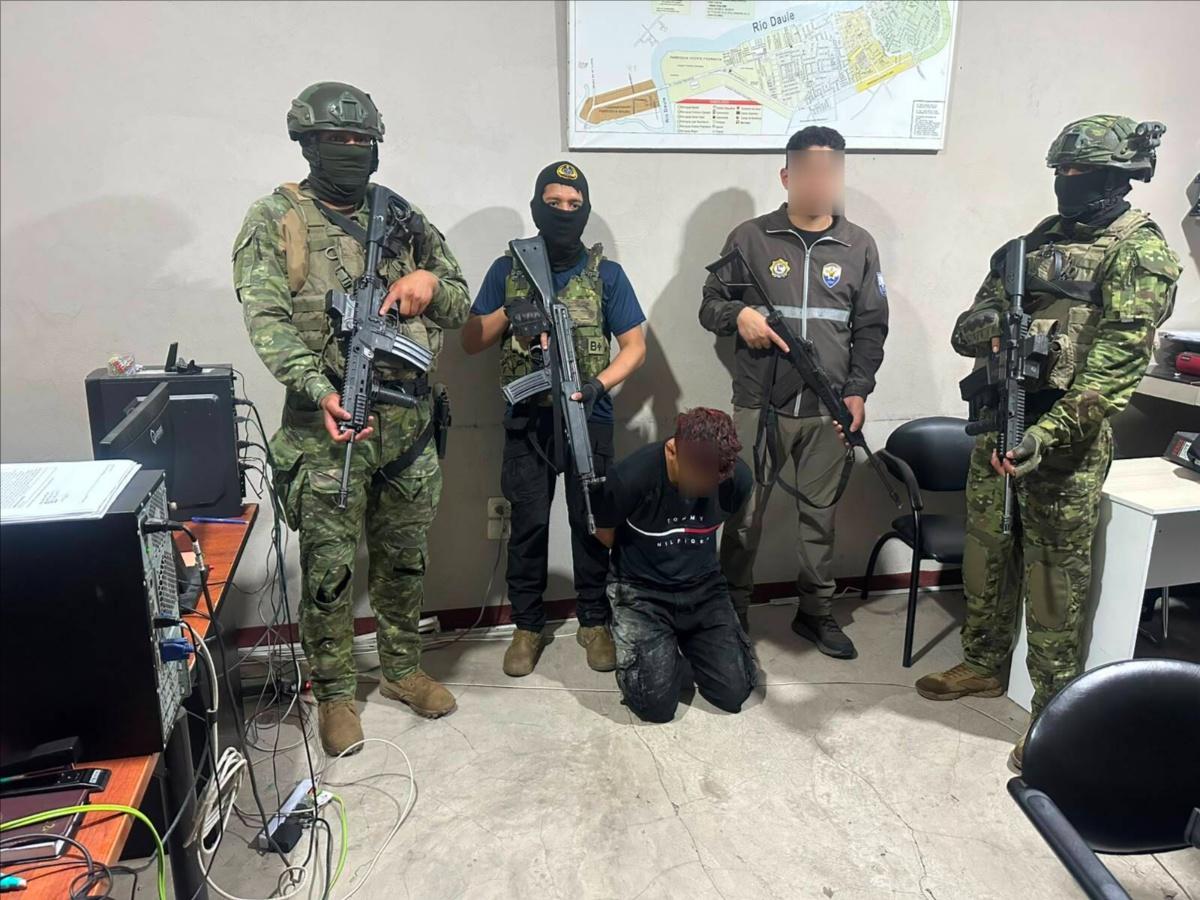 Alias ‘Colorado’ fue detenido durante una narcofiesta en Guayas