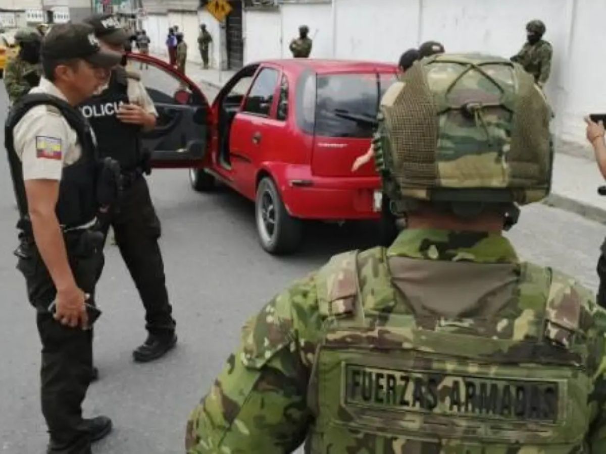 Nueva ley permite apoyo militar a la Policía durante 180 días para enfrentar crisis de inseguridad en Ecuador