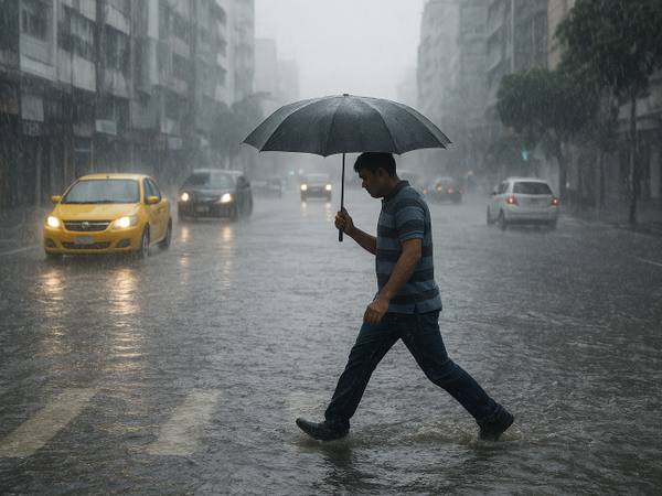 ¿Hasta cuándo seguirán las lluvias en Guayaquil y otras ciudades de Ecuador? El Inamhi mantiene la alerta