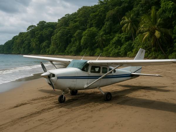 Avioneta aterriza de emergencia en Darién y deja cuatro ilesos