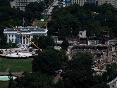 Apelación bloquea obras del salón de baile en la Casa Blanca
