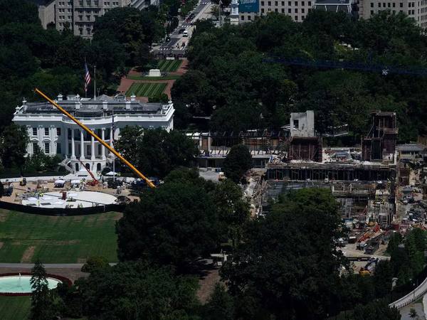 Apelación bloquea obras del salón de baile en la Casa Blanca