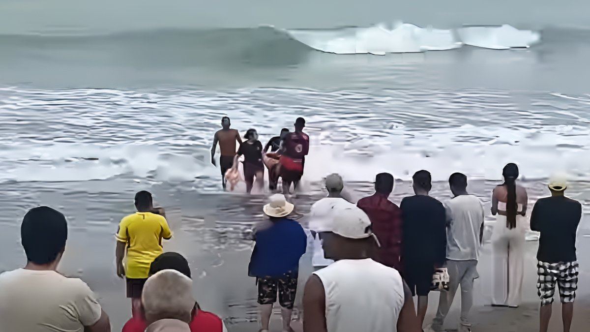 Atacames: hombre muere por ahogamiento tras fuerte oleaje