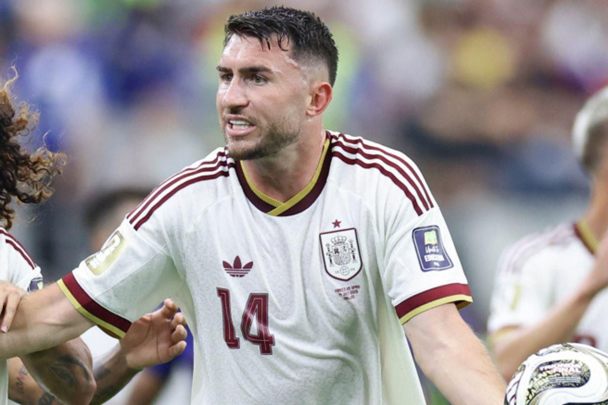 Aymeric Laporte cuestiona el arbitraje en la final España vs Argentina