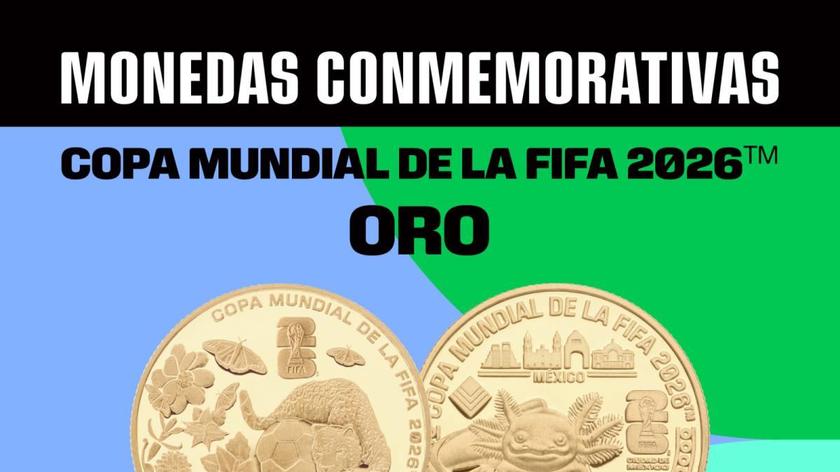 Banxico presenta 12 monedas conmemorativas del Mundial 2026