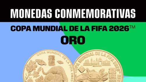 Banxico presenta 12 monedas conmemorativas del Mundial 2026