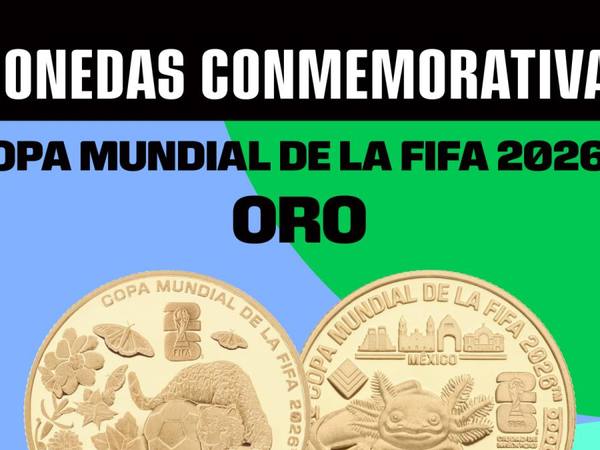 Banxico presenta 12 monedas conmemorativas del Mundial 2026
