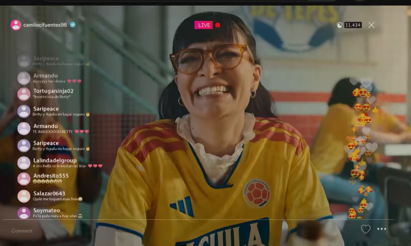 Betty ‘la Fea’ y el Pibe Valderrama impulsan Cerveza Águila en Mundial