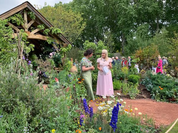 Carlos III y David Beckham: jardín sostenible en el Chelsea Flower Show 2026