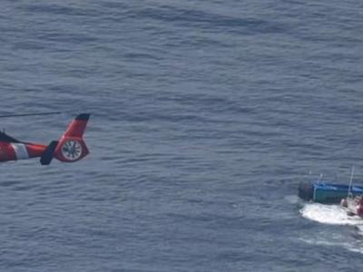 CBP AMO interceptó en el Caribe un bote con 3 motores y droga