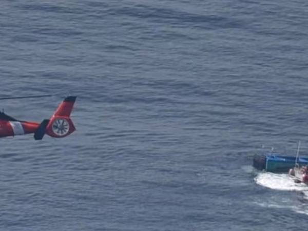 CBP AMO interceptó en el Caribe un bote con 3 motores y droga