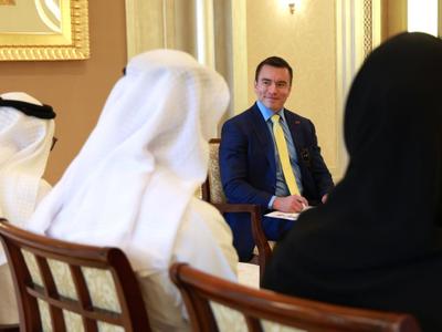 Daniel Noboa recibirá a Omar Sultan Al Olama en visita oficial