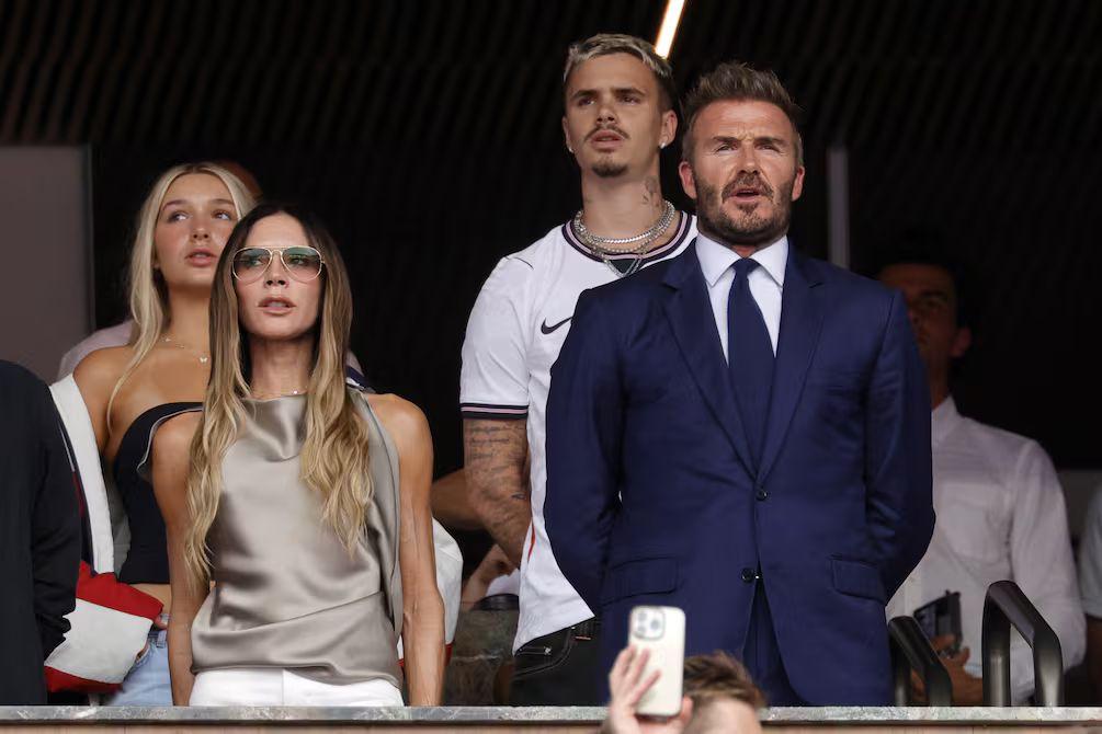 David Beckham, Mick Jagger y Venus Williams en Inglaterra-Noruega