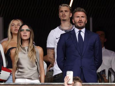 David Beckham, Mick Jagger y Venus Williams en Inglaterra-Noruega