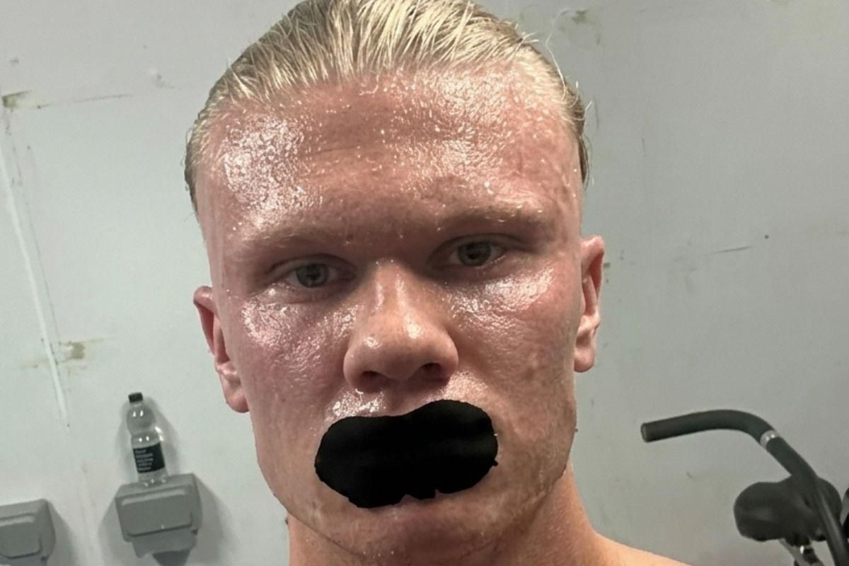 Erling Haaland y el “mouth taping”: riesgos y qué recomiendan