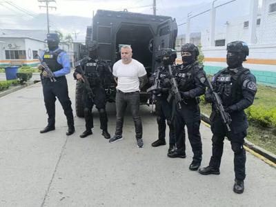 Honduras extradita a EE. UU. a Darwin Orlando Ramos por cocaína