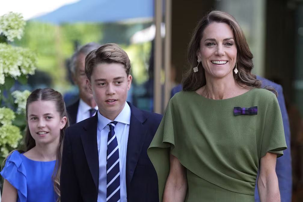 Kate Middleton, George y Charlotte en Wimbledon: Sinner campeón