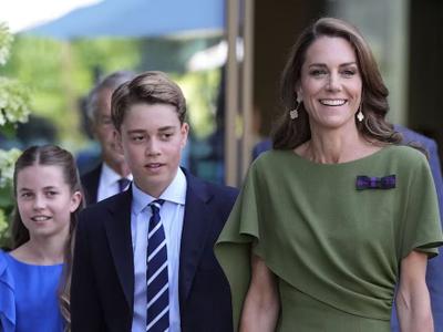 Kate Middleton, George y Charlotte en Wimbledon: Sinner campeón
