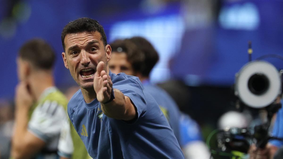 Lionel Scaloni interrumpió entrevista tras clasificación de Argentina