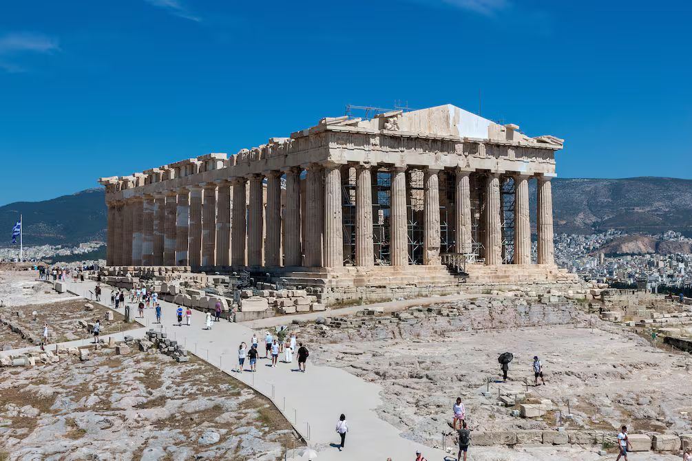 Partenón de Atenas: concluye restauración de la fachada occidental