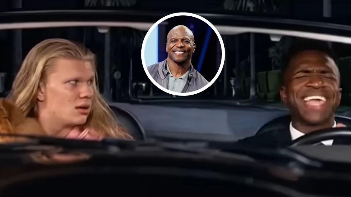 Terry Crews reacciona al video viral con Vinícius y Haaland