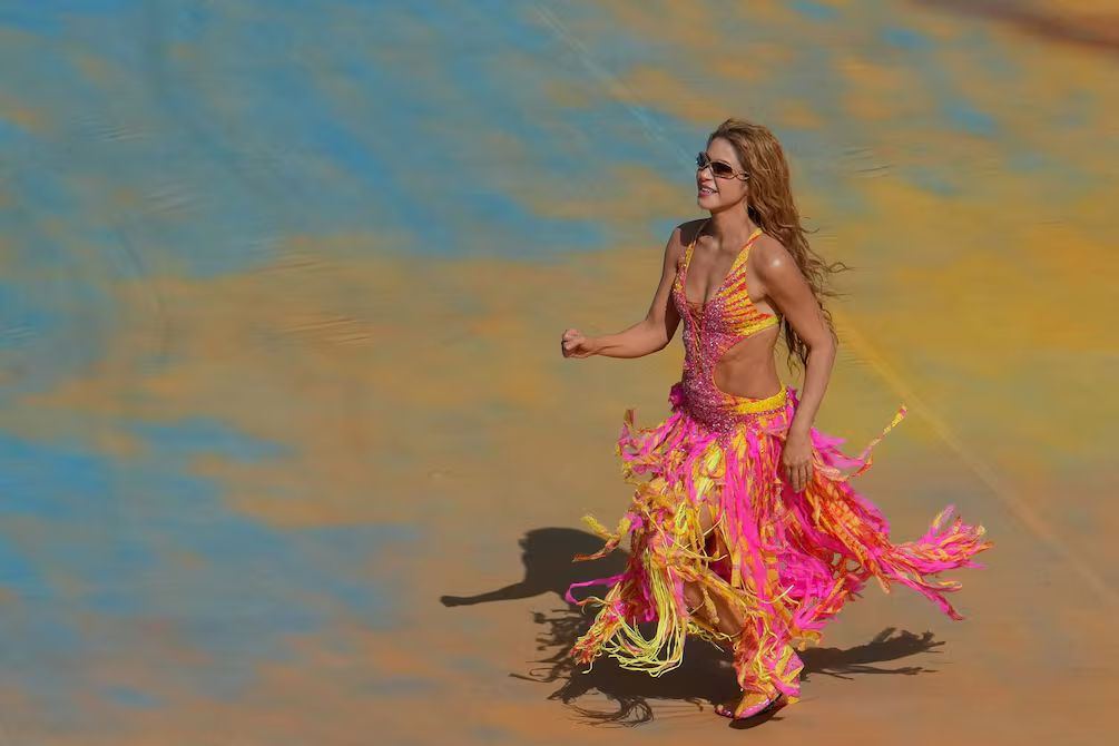 Vestido de Shakira en el Mundial 2026: diseño de Roberto Cavalli