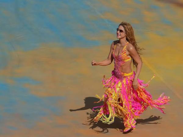 Vestido de Shakira en el Mundial 2026: diseño de Roberto Cavalli